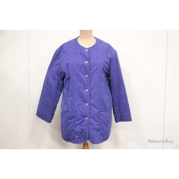 HERMES Blouson Veste bleu vintage Femme T38