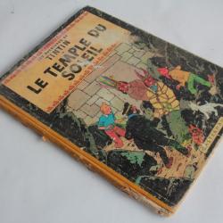 BD TINTIN Le temple du soleil B12 1955