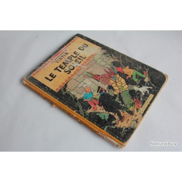 BD TINTIN Le temple du soleil B12 1955