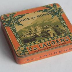 Boîte à Cigarettes tôle Ed. Laurens Prince de Monaco