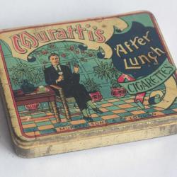 Boîte à Cigarettes tôle Muratti's After Lunch