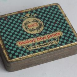 Boîte à Cigarettes tôle Waldorf-Astoria Blue Points Suisse