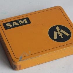 Boîte à Cigarettes tôle SAM société anonyme Ménès