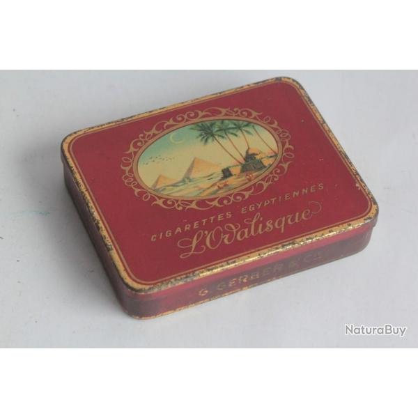 Bote  Cigarettes tle Cigarettes gyptiennes L'Odalisque G. Gerber & Co