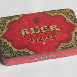 Boîte à Cigarettes tôle BEER Byzanz