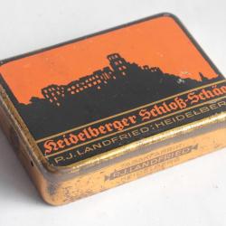 Boîte à Cigarettes tôle Heidelberger Schloss-Schäg Allemagne