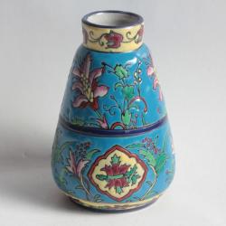 Vase céramique émaux de Louvière Belgique