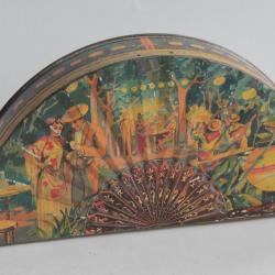 Boîte tôle éventail Cafés Marca El Cafeto C. de Simon Martinez Espagne