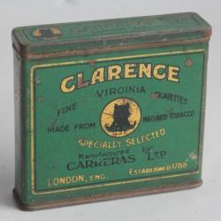 Boîte à Cigarettes tôle Clarence Angleterre