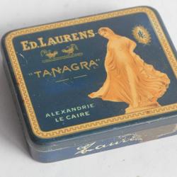 Boîte à Cigarettes tôle Ed. Laurens Tanagra
