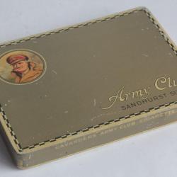 Boîte à Cigarettes tôle Army Club Sandhurst size