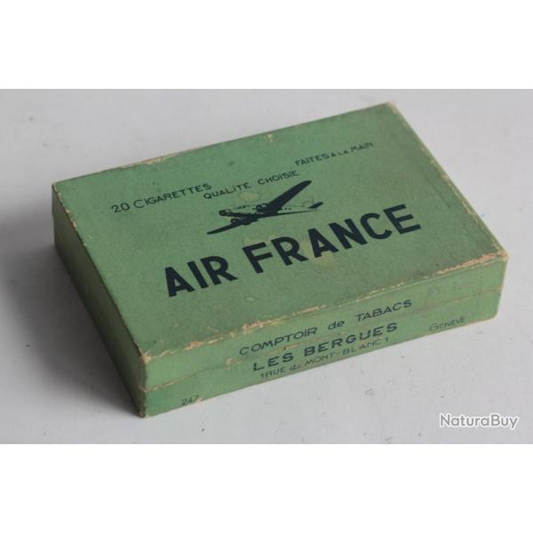 Bote  Cigarettes carton Air France Les Bergues
