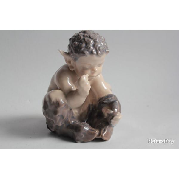 ROYAL COPENHAGEN Faune et serpent 1712 Christian Thomsen Danemark