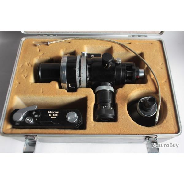Appareil photo argentique Nikon M35-S pour microscope + adaptateur EFM