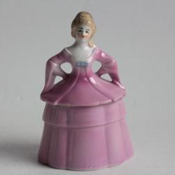 Boite à poudre porcelaine Femme Allemagne