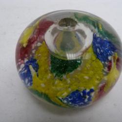 Boule presse-papier en sulfure encrier écriture bureau