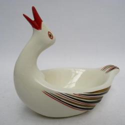 Vide poche Canard porcelaine DELVAUX Art déco