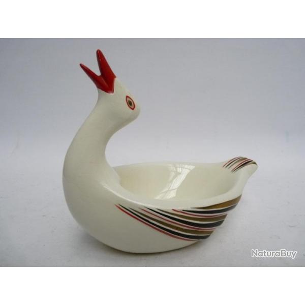 Vide poche Canard porcelaine DELVAUX Art dco