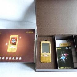 Téléphone Bijoux ZT669 Mobile ZTC SHINBO Gold Or
