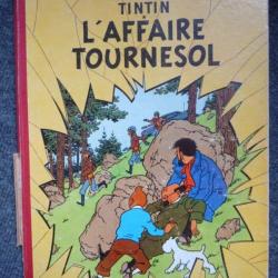BD Tintin Hergé L'Affaire Tournesol B20 1956