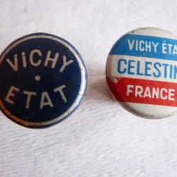 Bouchons publicitaires (2)  eaux de VICHY publicité boissons