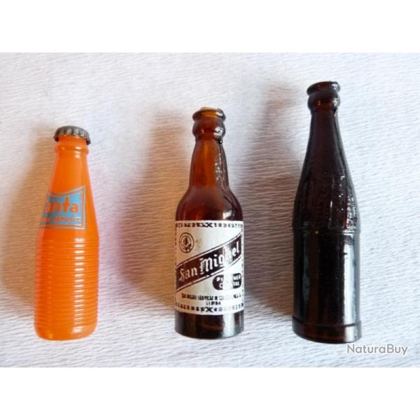 Miniatures Bouteilles PEPSI COLA FANTA SAN MIGUEL Boissons Bire