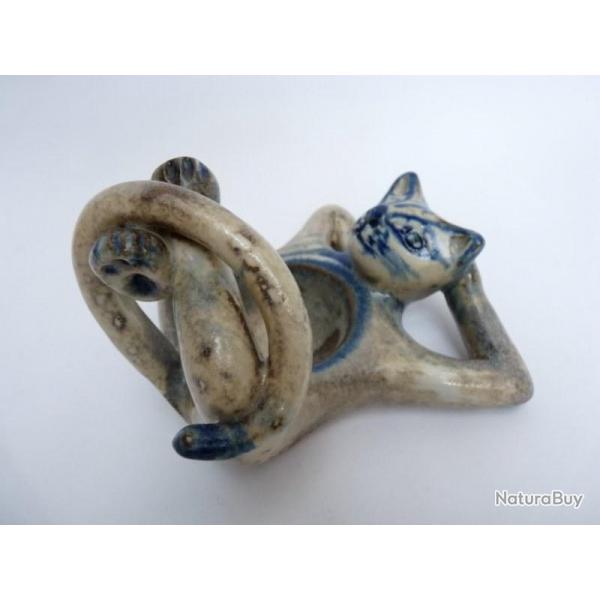 Chat cramique Art nouveau