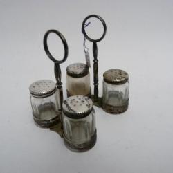 Salieres métal argenté (Alpacca) Art de la table