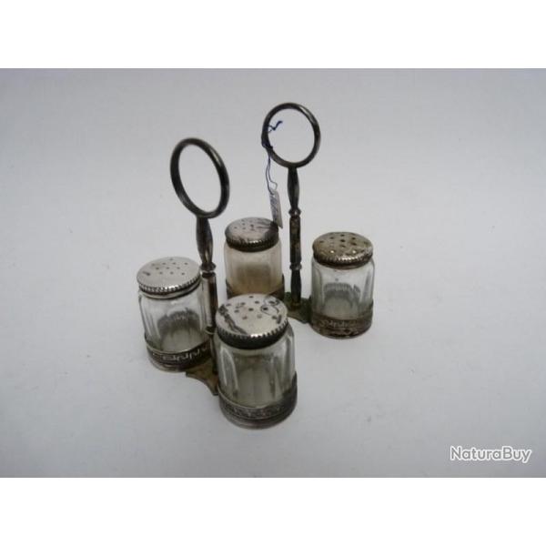 Salieres mtal argent (Alpacca) Art de la table