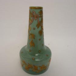 Vase pâte de verre émaillée Legras St Denis Art nouveau