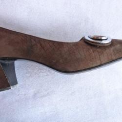 BALLY Escarpins vintage 1970 T38