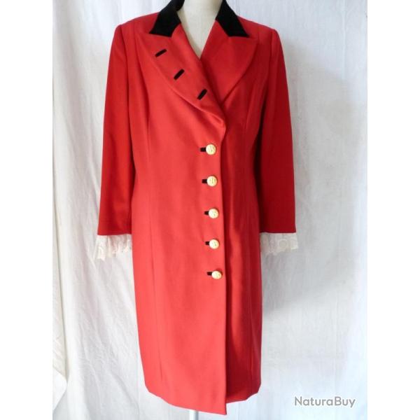 Manteau long ESCADA rouge T40