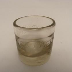 Ancien verre gravé Union Helvétique 23e Canton