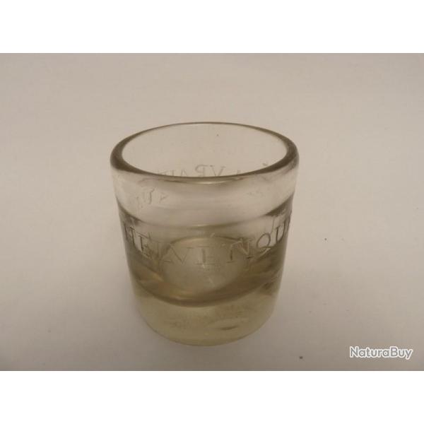 Ancien verre grav Union Helvtique 23e Canton