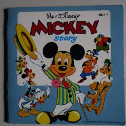 Disque Vinyl 45 tours Walt Disney MICKEY Story WD-1F