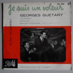 Disque Vinyl 45 tours Georges GUETARY Je suis un voleur EG 306