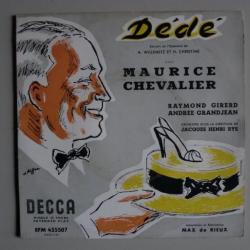 Disque Vinyl 45 tours Maurice CHEVALIER Dédé Decca EFM 455507
