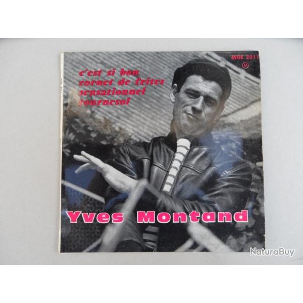 Disque Vinyl 45 tours Yves Montand C'est si bon MOE 2211