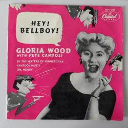 Disque Vinyl 45 tours Gloria WOOD with Pete CANDOLI EAP 1-538