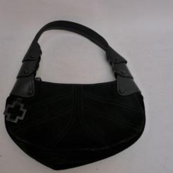 Sac à main BALLY Daim cuir noir