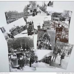 Lot de 11 CPSM 75 - PARIS - Série PARIS 1900