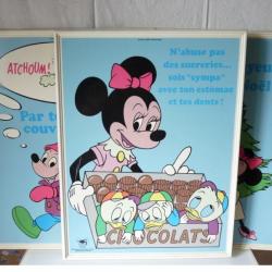 Tableau MICKEY Walt Disney Panneau éducatif