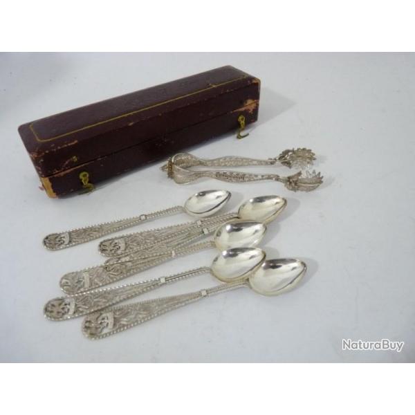 Cuillres a moka pince a sucre Mexico Art de la table