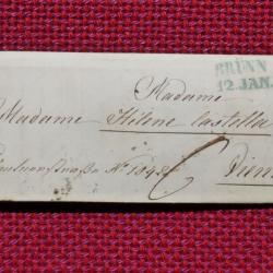 Pli Marque Postale Autriche Wien Vienne Brünn