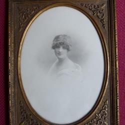 Photographie Photo Comtesse De Pückler 1900 Cadre