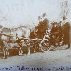 Photographie Frédéric De Pückler Calèche Rome 1904