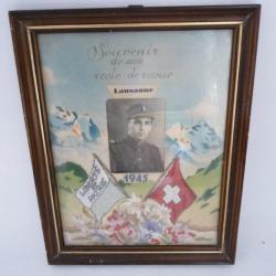 Souvenir école de recrue 1945 soldat militaria