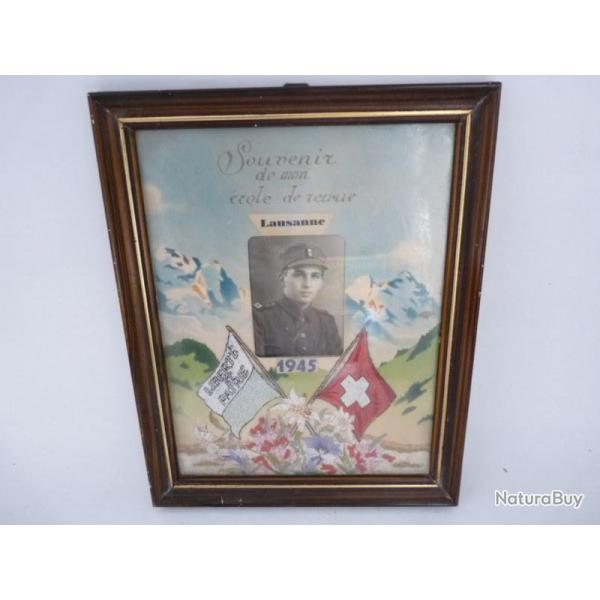 Souvenir cole de recrue 1945 soldat militaria