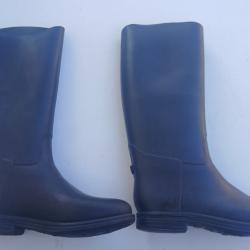 BOTTES CAVALIER EN CAOUTCHOUC DECATHLON  POINTURE 32