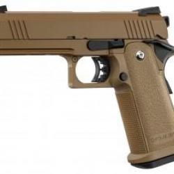 Réplique GBB Hi-capa Tan Golden Eagle Chargeur 25 BB's
